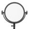 गोल अल्ट्रा पतला फ्लैपजैक पोर्टेबल एलईडी वीडियो लाइट झिलमिलाहट मुक्त Dimmable