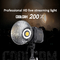 कूलकैम 200X 220W मैक्स बाई-कलर प्रोफेशनल फिल लाइट पोर्टेबल और लाइटवेट