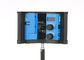 लिथियम बैटरी एलईडी वीडियो लाइट उत्तल 12 - 17 वी डीसी कैरीइंग बैग के साथ
